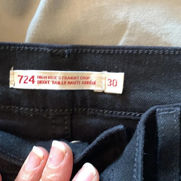 - Levi's 724 premium high rise straight crop - Picture 9 of 12